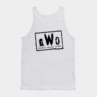 Gritty World Order (Black Design) Tank Top